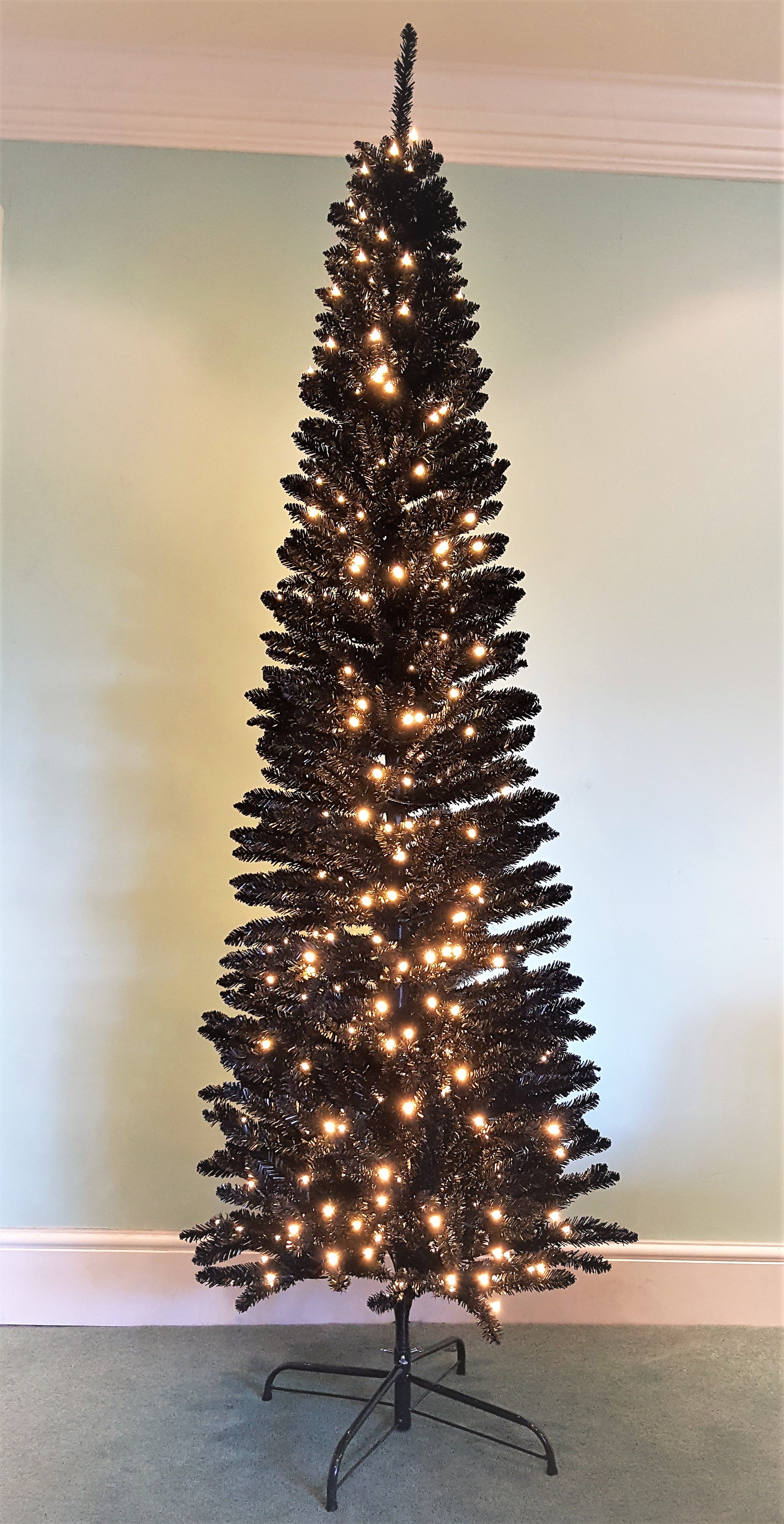 The 6ft Black Italian Pencilimo Tree Christmas Tree World