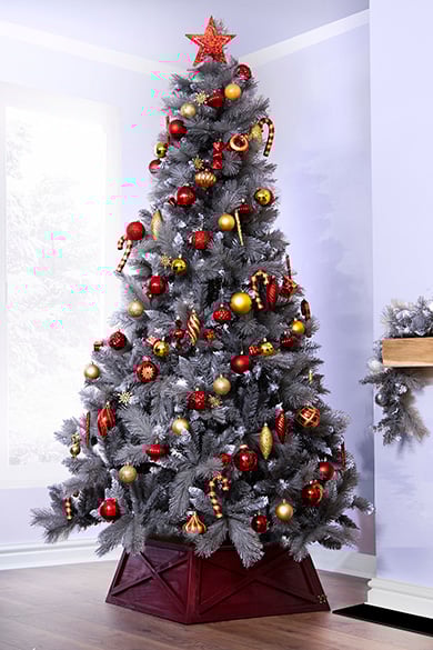 Grey cheap christmas tree