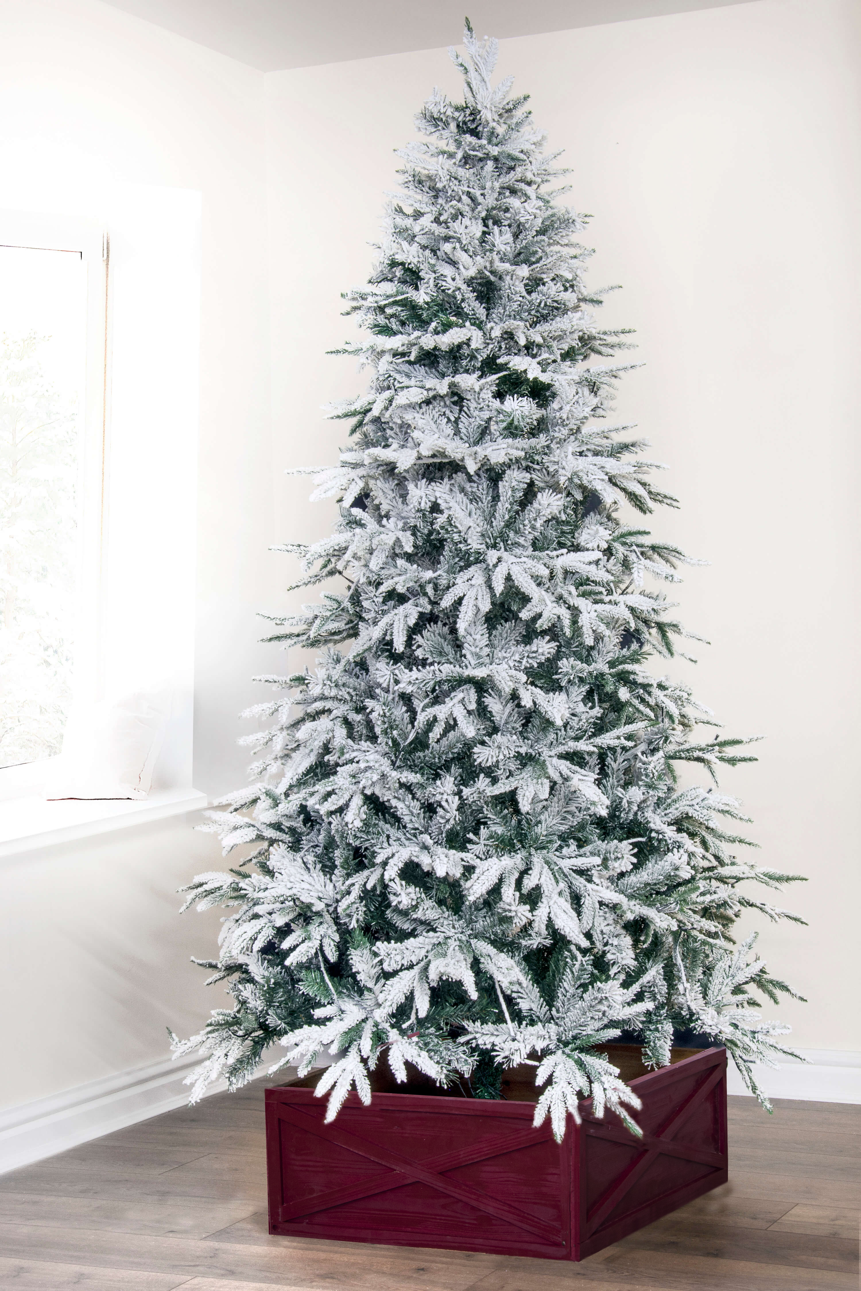 7ft snowy new arrivals christmas trees