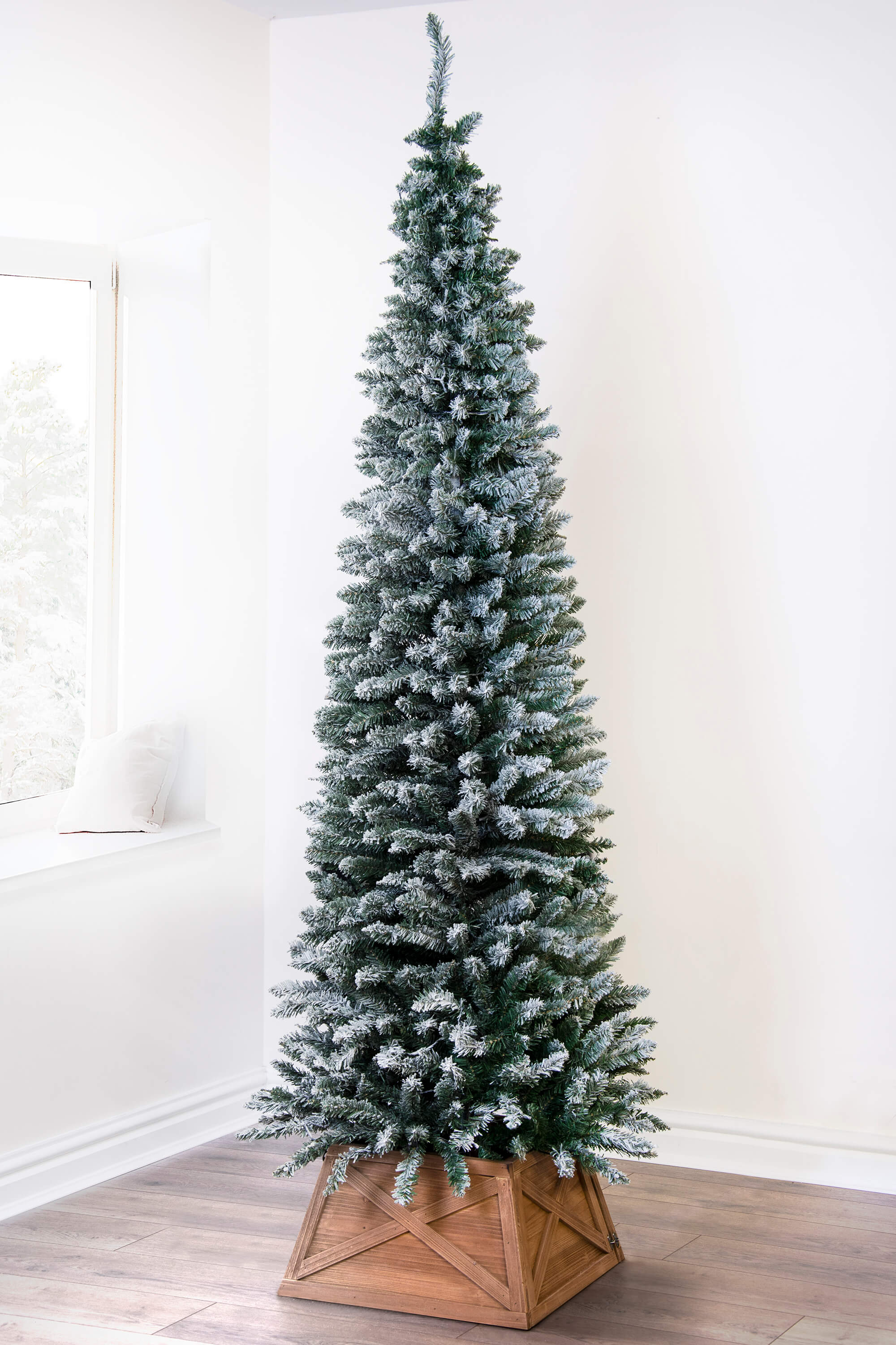 The Snowy Pencil Tree 6ft 7ft