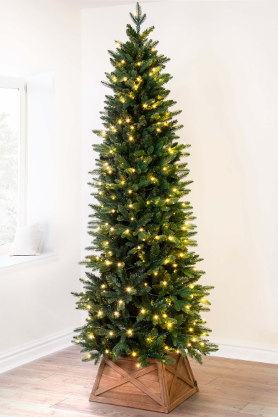 The 6ft Pre-lit Ultra Slim Mixed Pine | Christmas Tree World