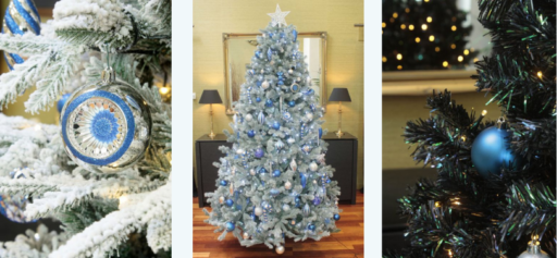 Modern Christmas tree colours